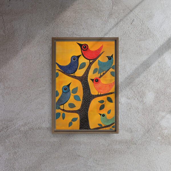 Folk Birds Tree Art - Image 6