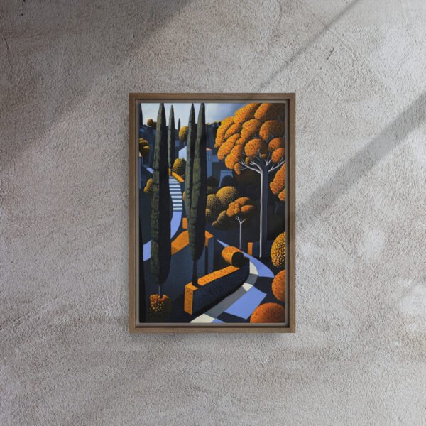 Framed canvas in brown 12x18 front 689e1398848cc.jpg