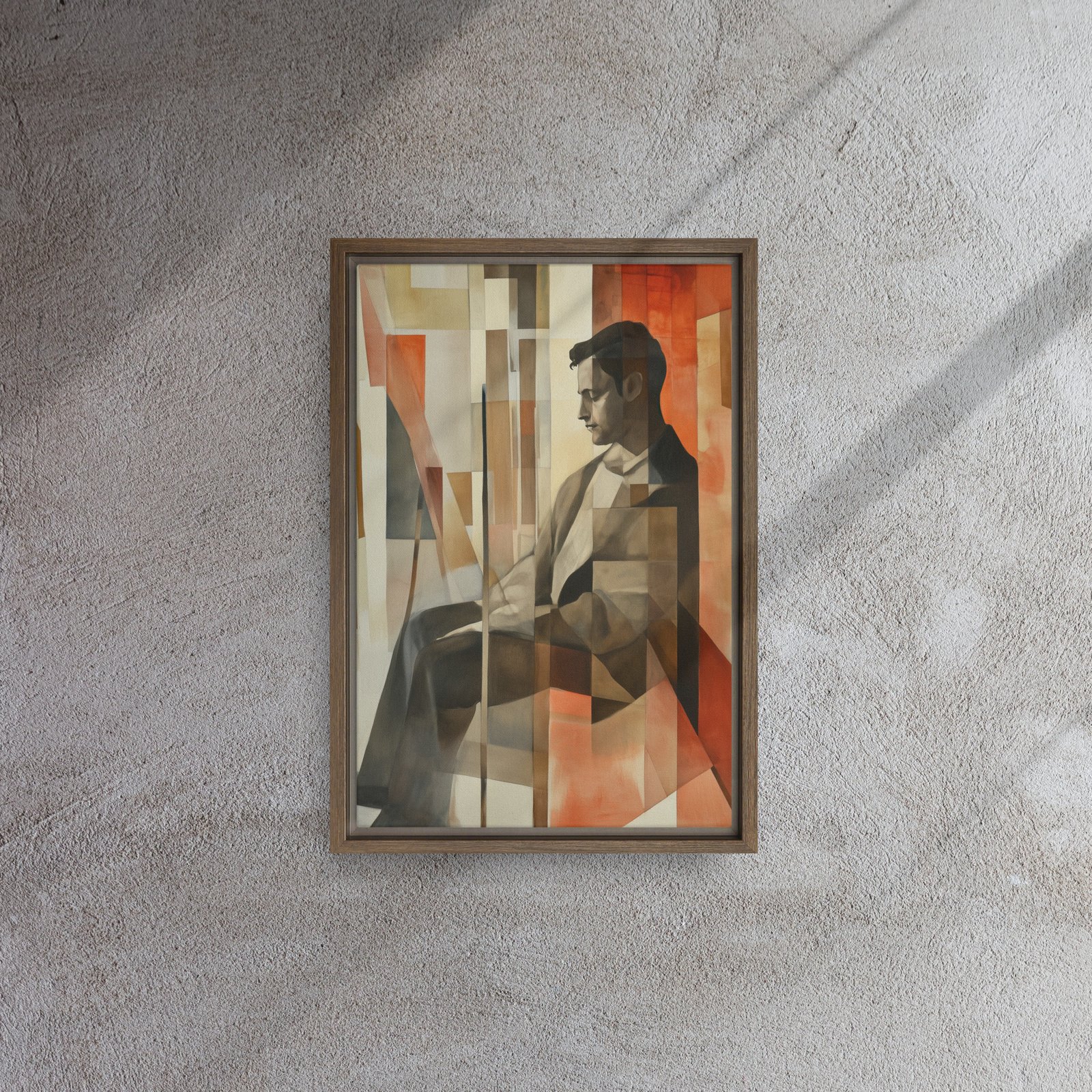 Framed canvas in brown 12x18 front 689e3c67de4c1.jpg