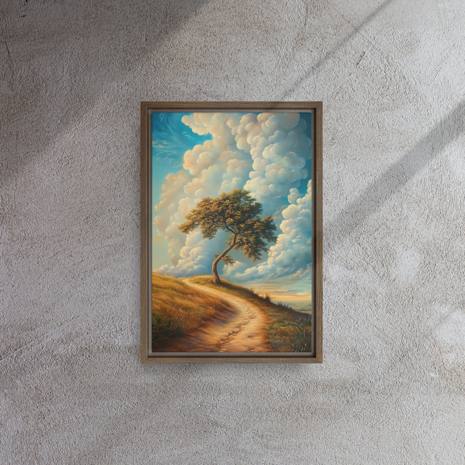 Framed canvas in brown 12x18 front 689ec2dbd271d.jpg