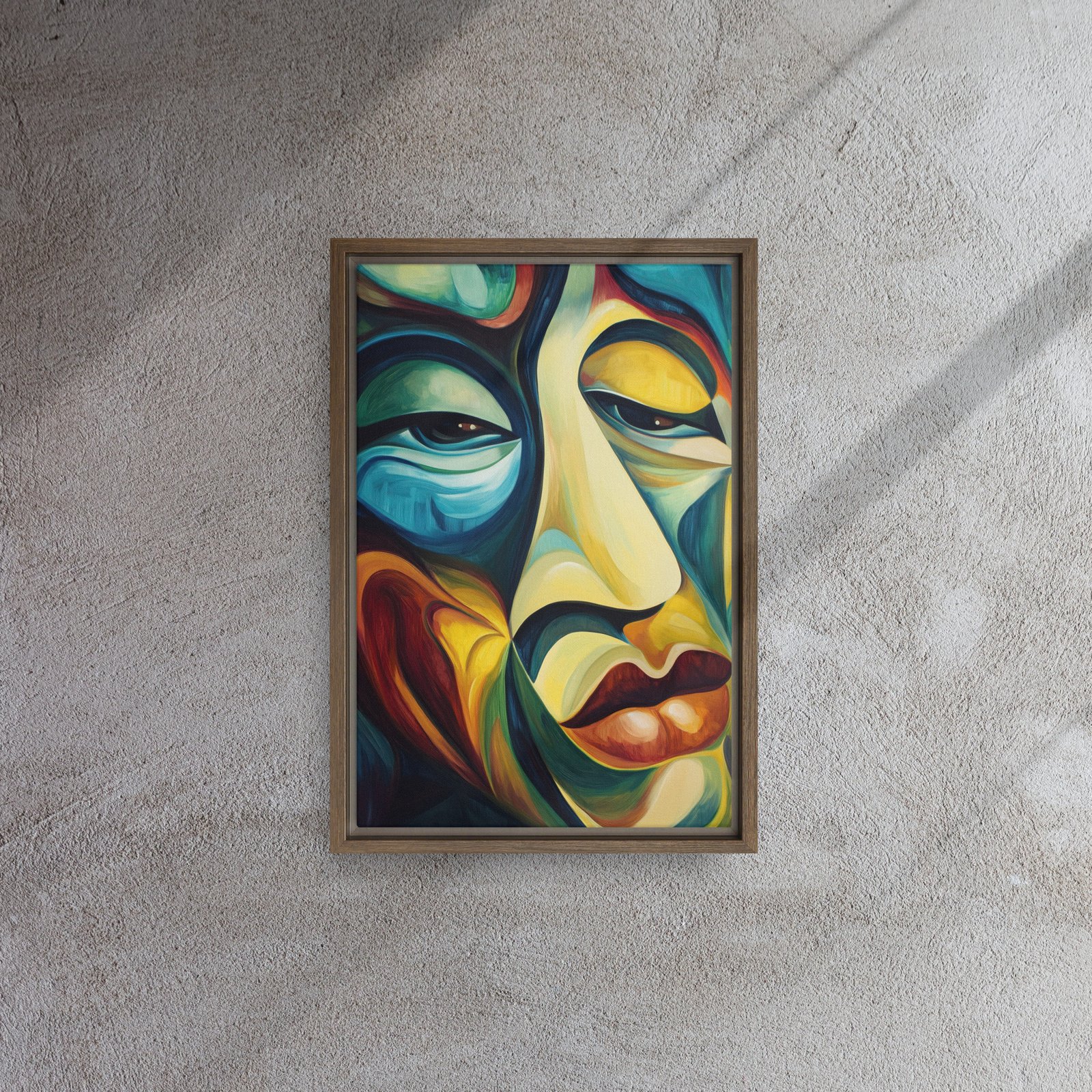 Framed canvas in brown 12x18 front 689ed43935dbb.jpg