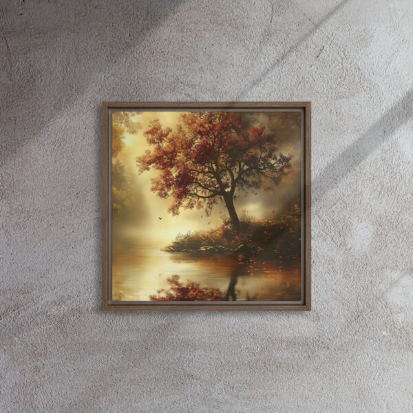 Golden Reverie Autumn Reflection - Image 4