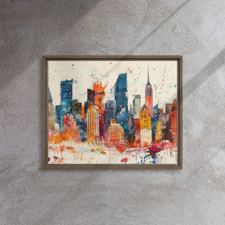 Vibrant Cityscape Wall Art - Image 7