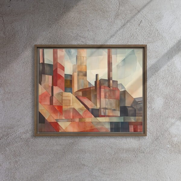 Industrial Geometry Abstract Art - Image 7
