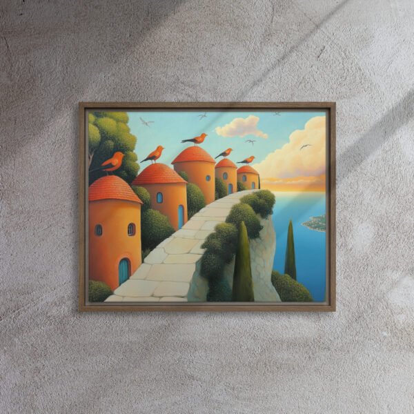 Seaside Village Birds Canvas - Image 7
