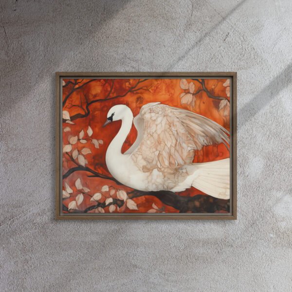 Autumn Swan Elegance Art - Image 7