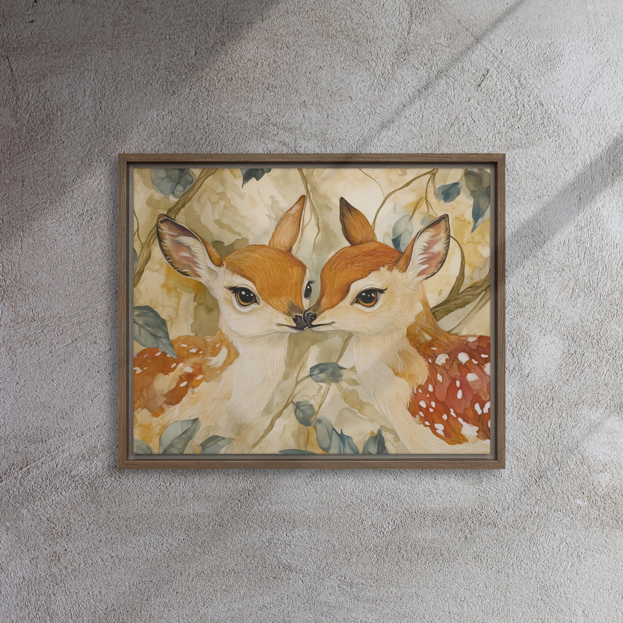 Fawn Kisses Woodland Art - Image 7