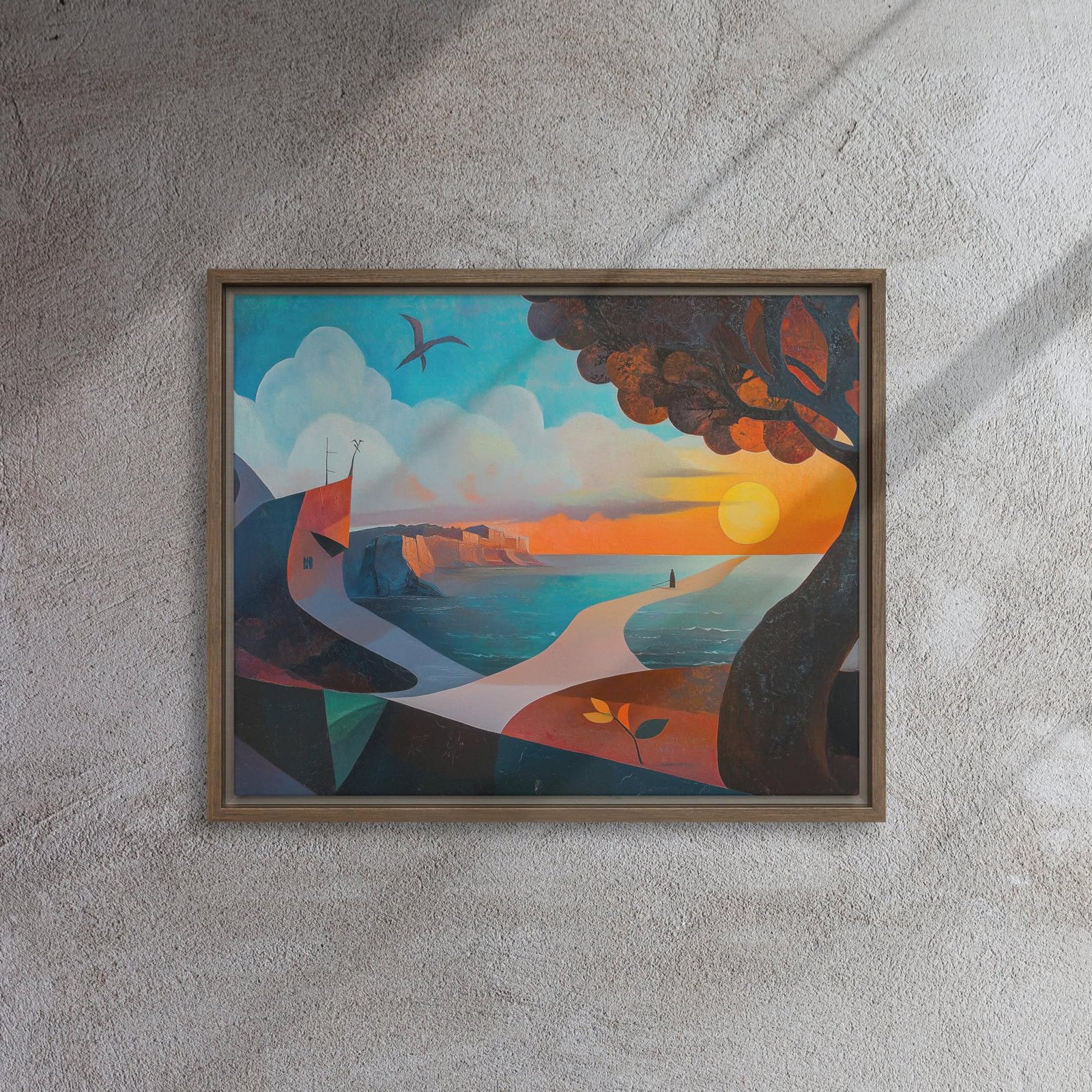 Sunset Coast Dreamscape Art - Image 7