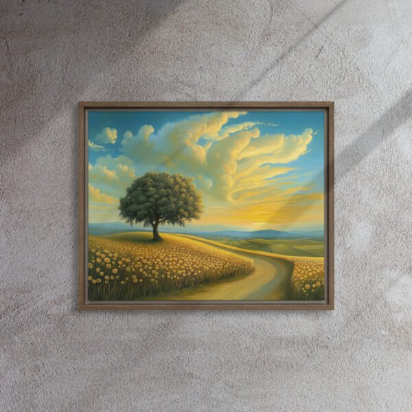 Golden Meadow Sunset Path - Image 7