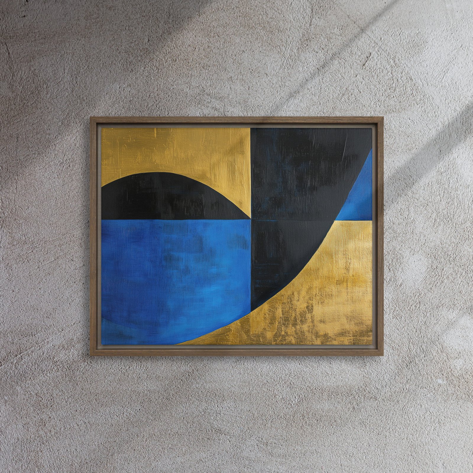 Blue Gold Geometric Fusion - Image 7