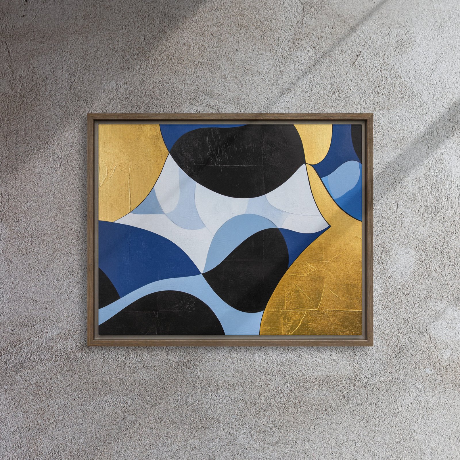 Opulent Wave Geometry Canvas - Image 7