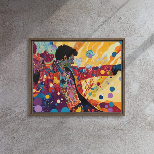 Electric Groove Portrait Canvas - Image 7