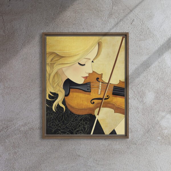 Golden Sonata Violinist Portrait - Image 7