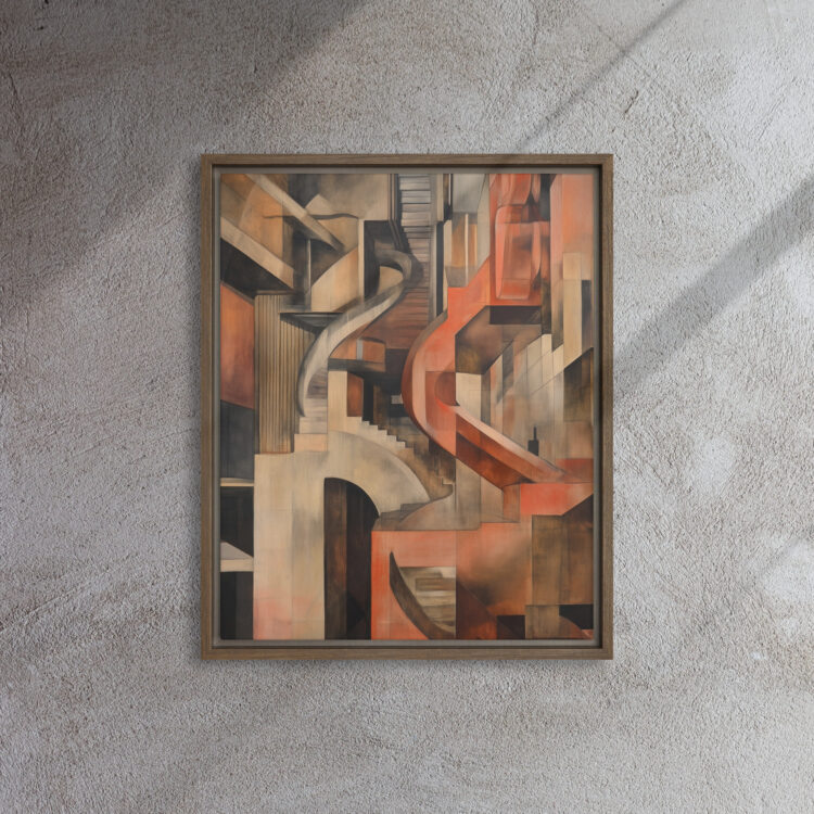 Cubist Architectural Staircase - Image 7
