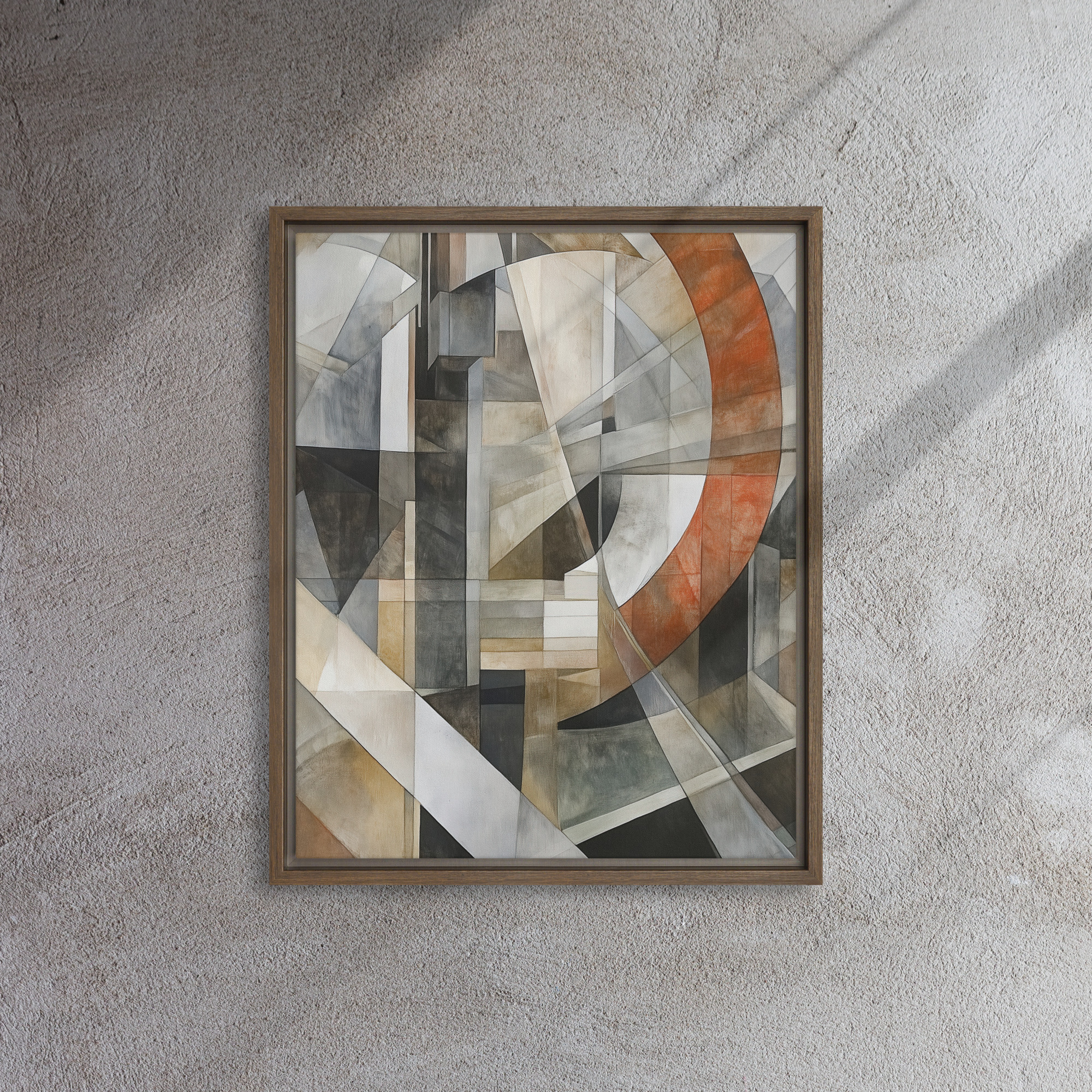 Industrial Arc Cubist Canvas - Image 7