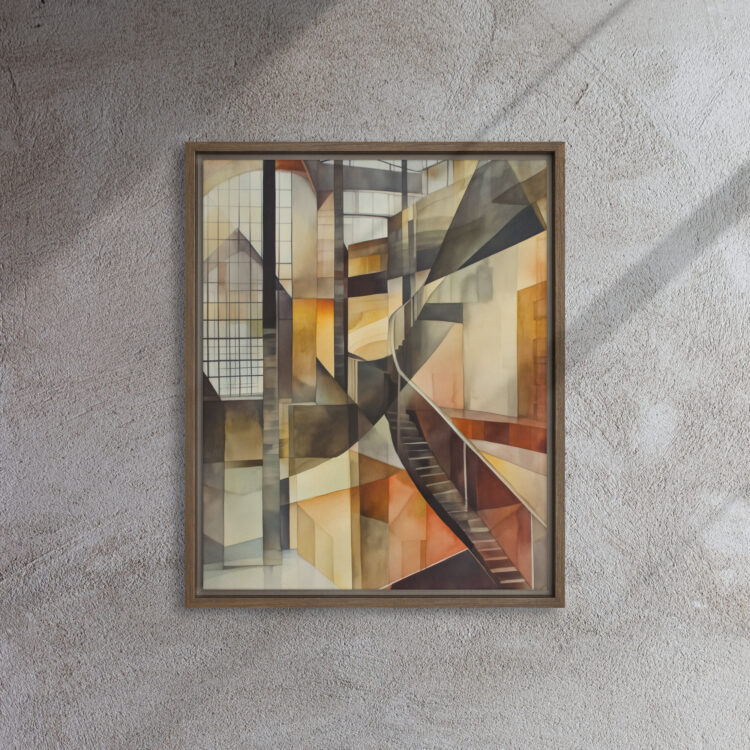 Cubist Atrium Illusion Canvas - Image 7