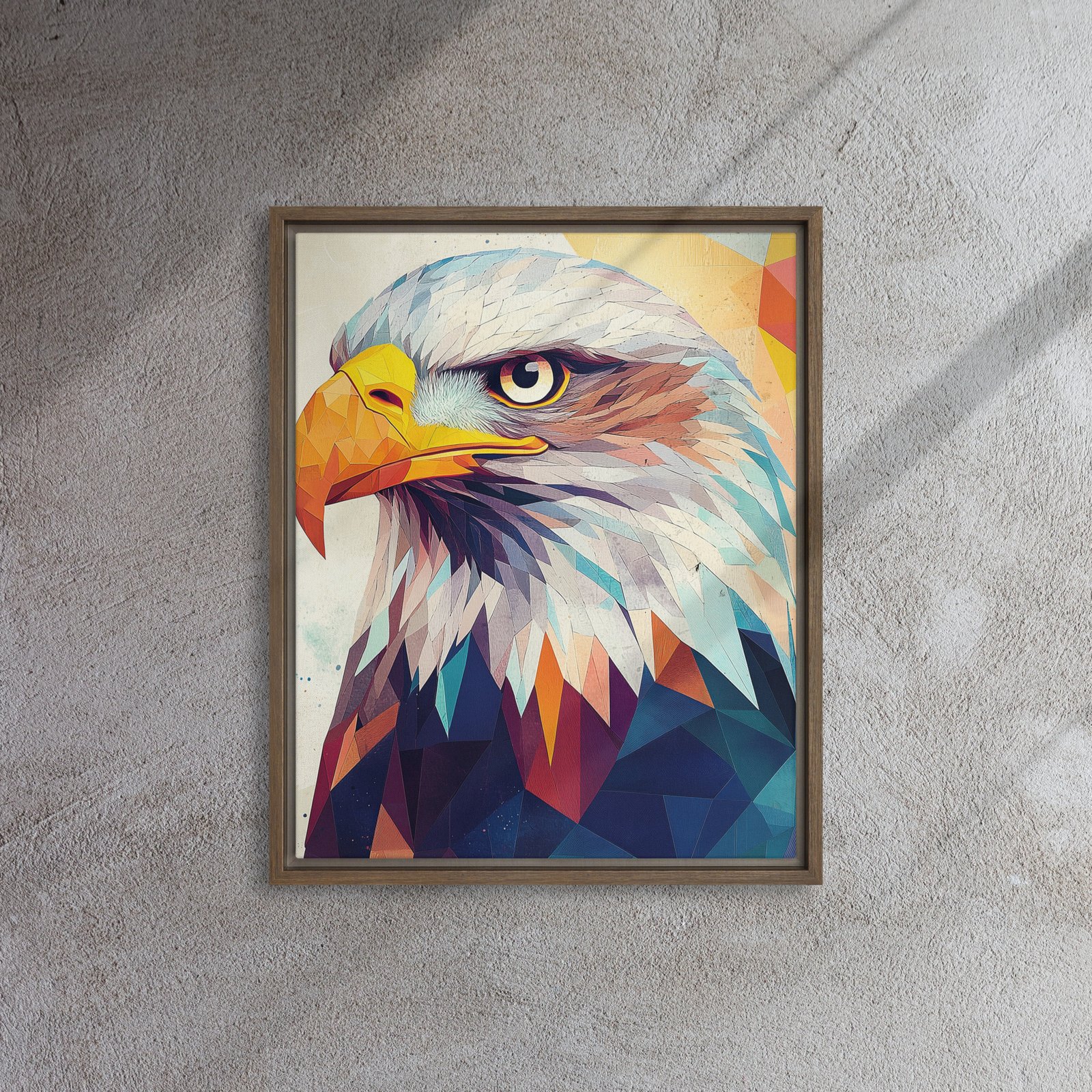 Polygonal Majesty Eagle Art - Image 7