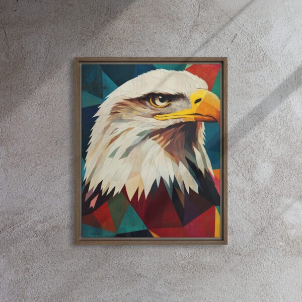 Geometric Bald Eagle Majesty Art - Image 7