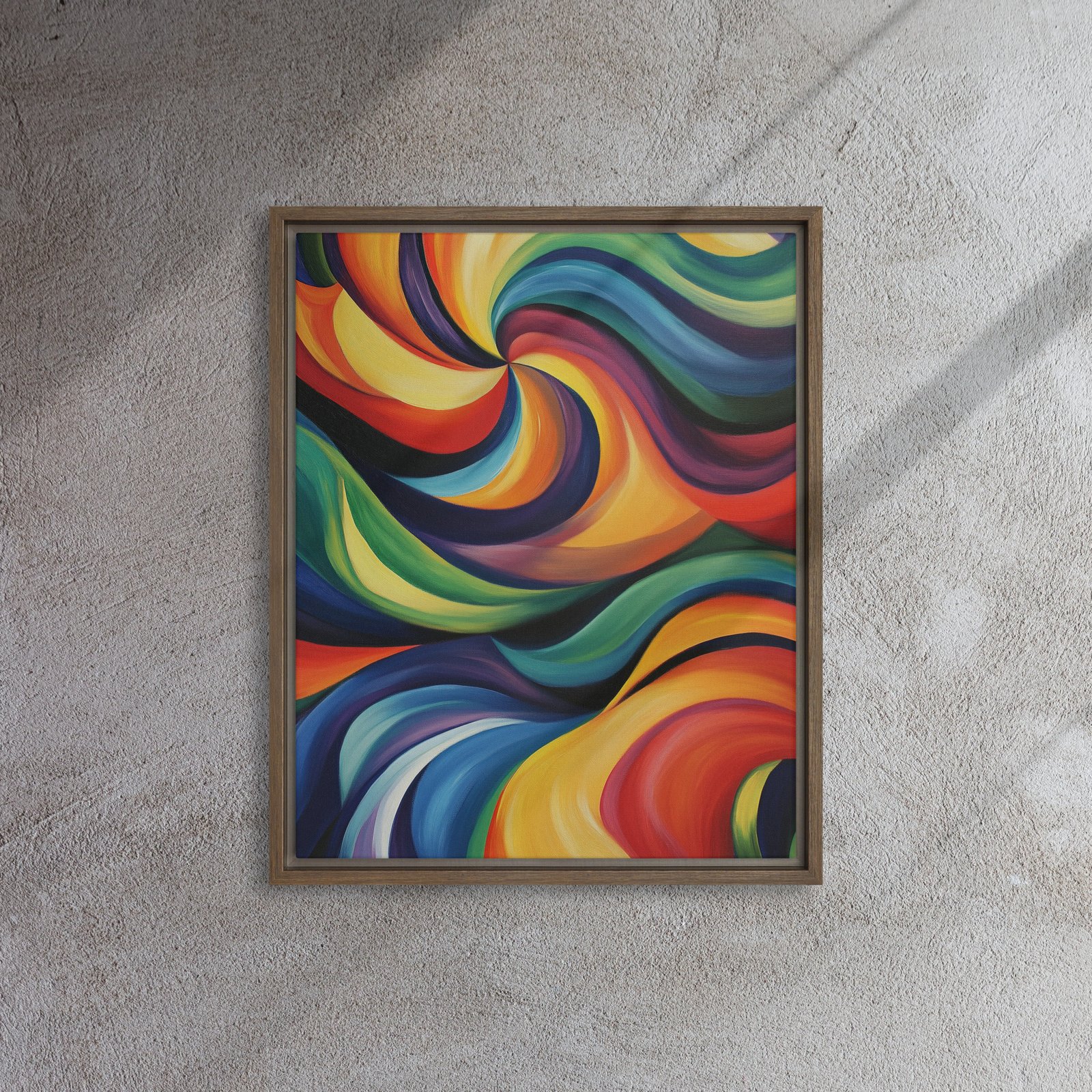 Radiant Vortex Abstract Art - Image 7