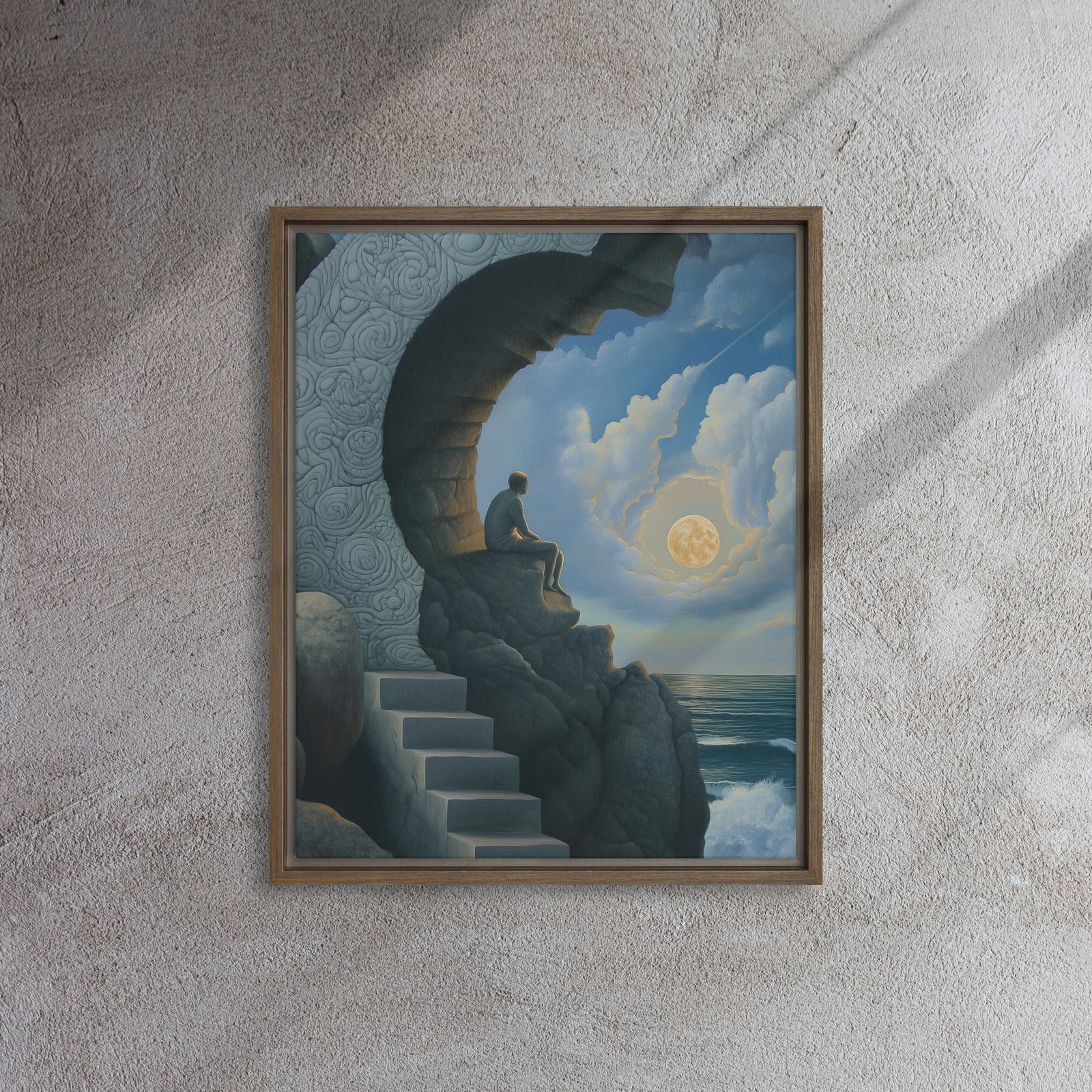 Moonlit Stairway Dream Art - Image 7