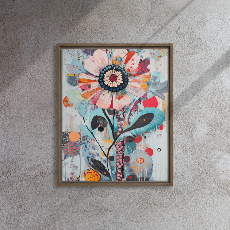 Vibrant Abstract Flower Art - Image 7