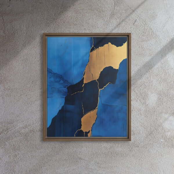 Sapphire Veins Golden Flow - Image 7