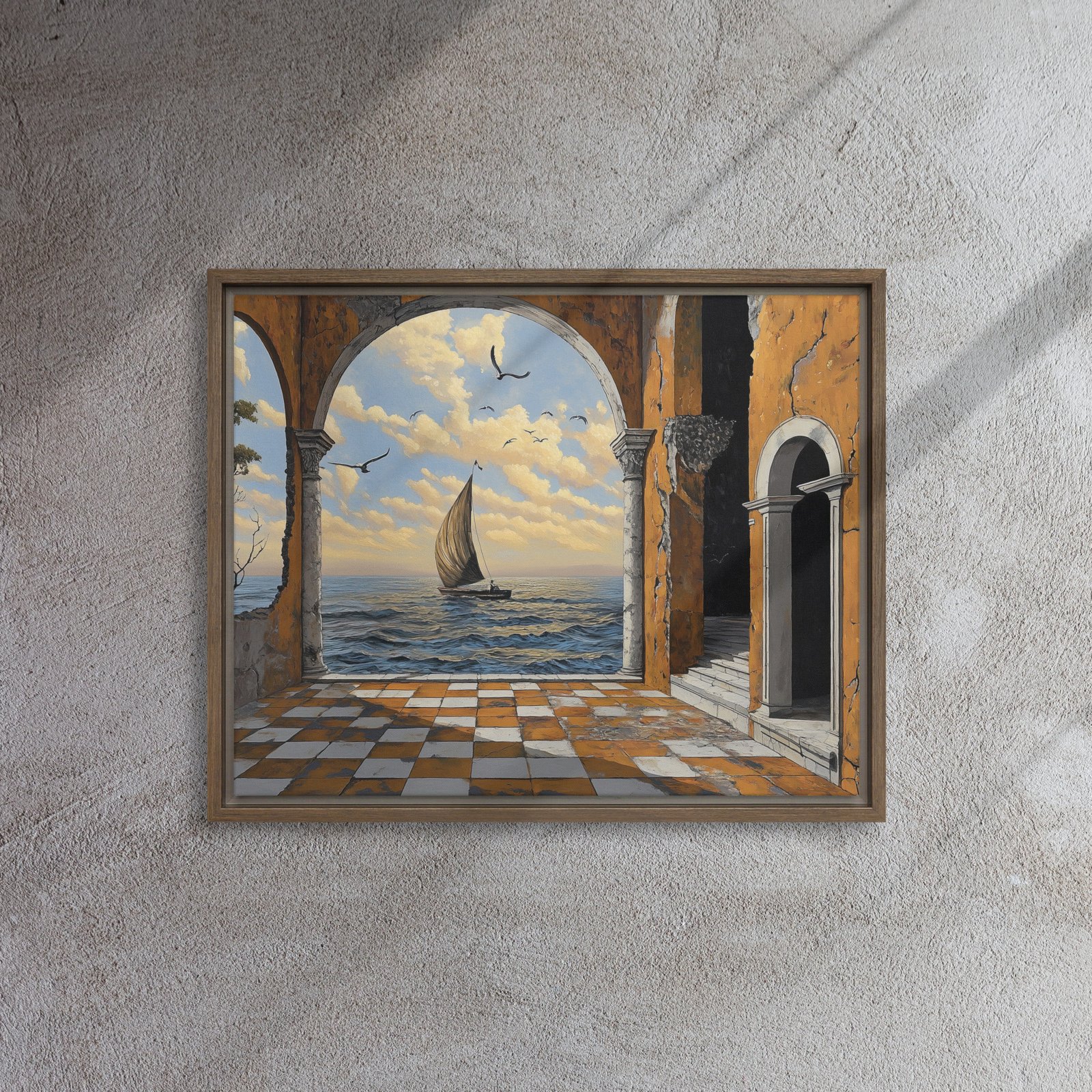 Framed canvas in brown 16x20 front 689d9a020608c.jpg