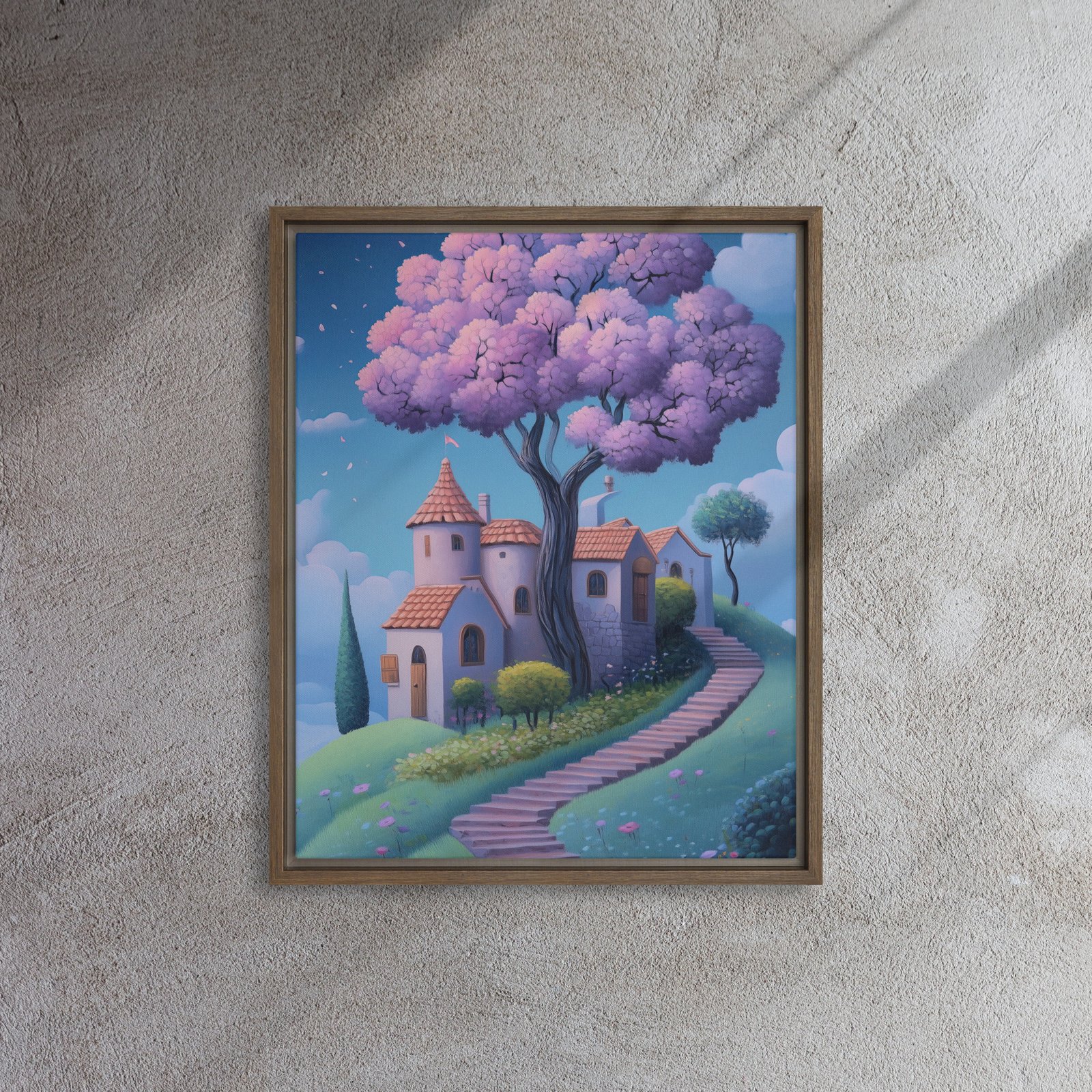 Framed canvas in brown 16x20 front 689ed7b6907b7.jpg