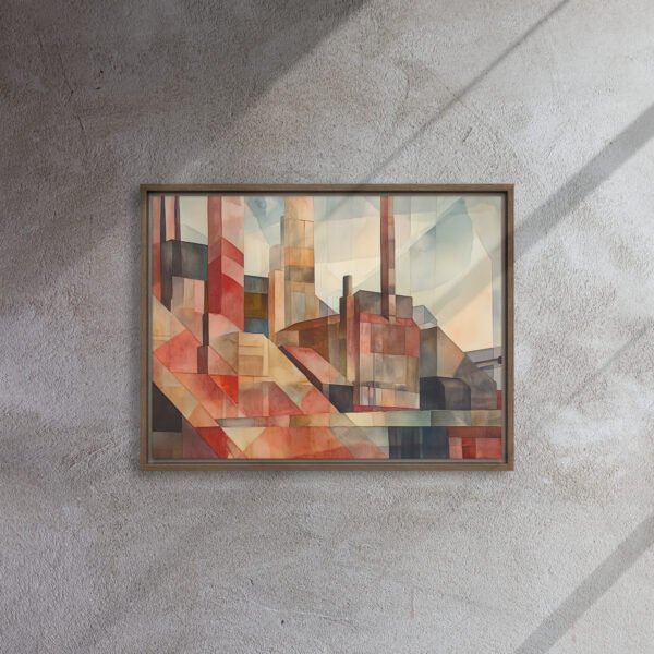 Industrial Geometry Abstract Art - Image 8