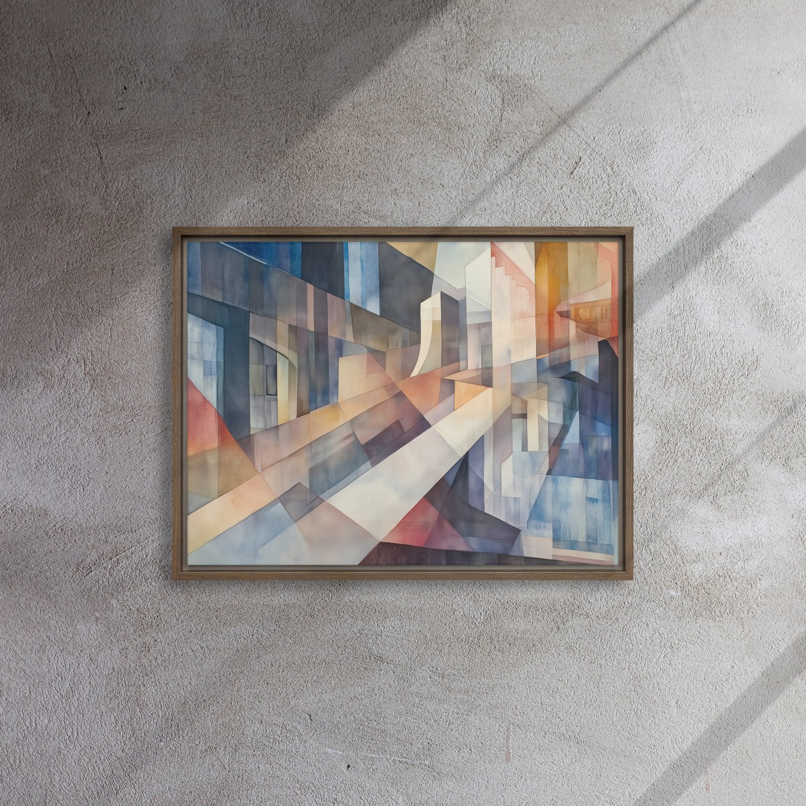 Prismatic Urban Geometry Art - Image 8