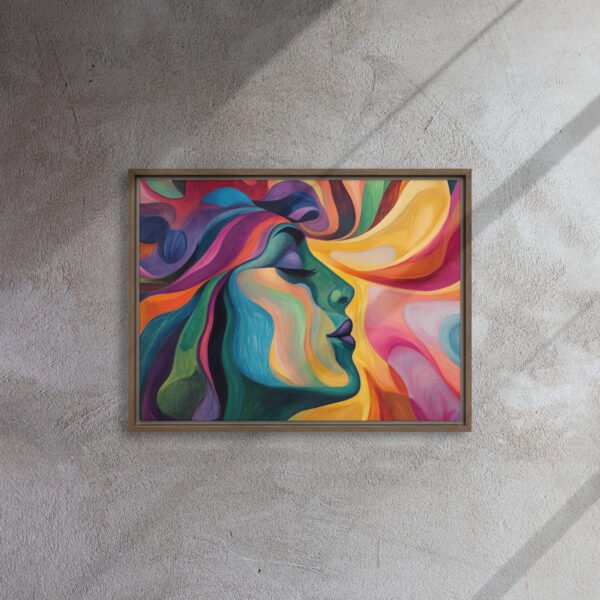 Radiant Mind Abstract Portrait - Image 8