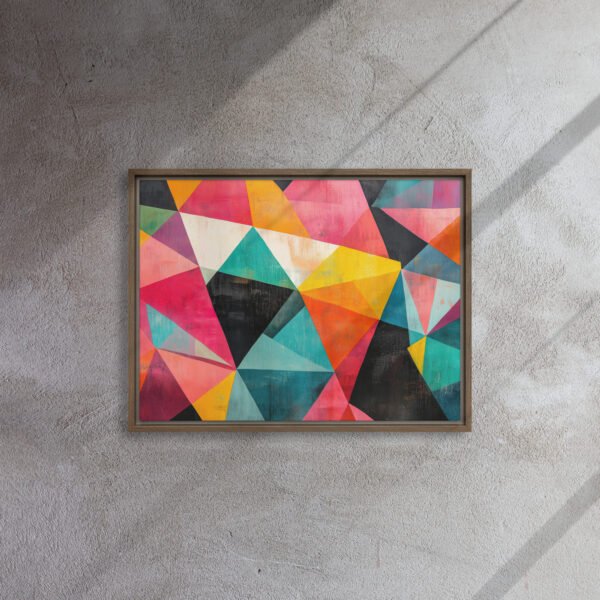Prismatic Geometry Abstract Art - Image 8