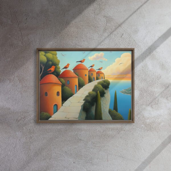 Seaside Village Birds Canvas - Image 8