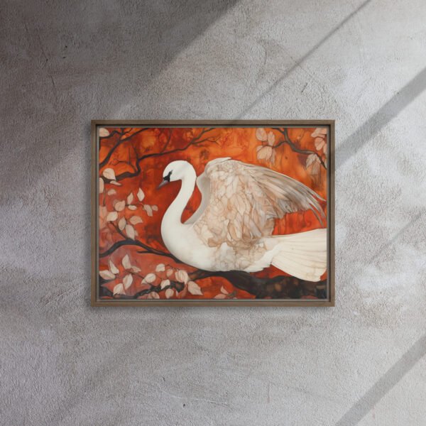 Autumn Swan Elegance Art - Image 8