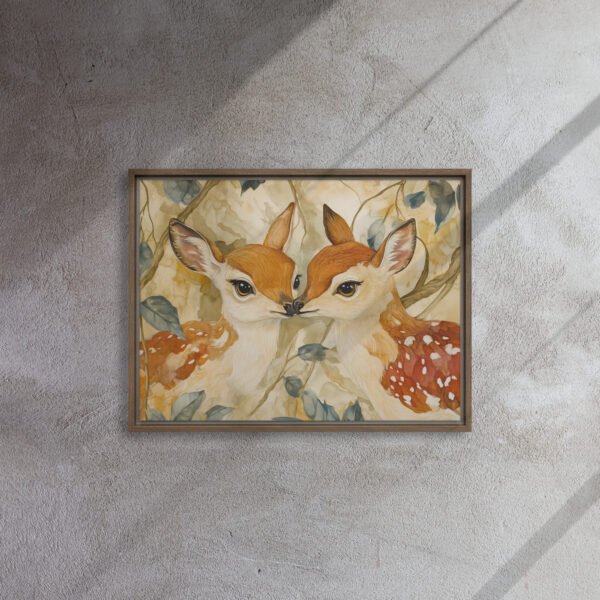 Fawn Kisses Woodland Art - Image 8