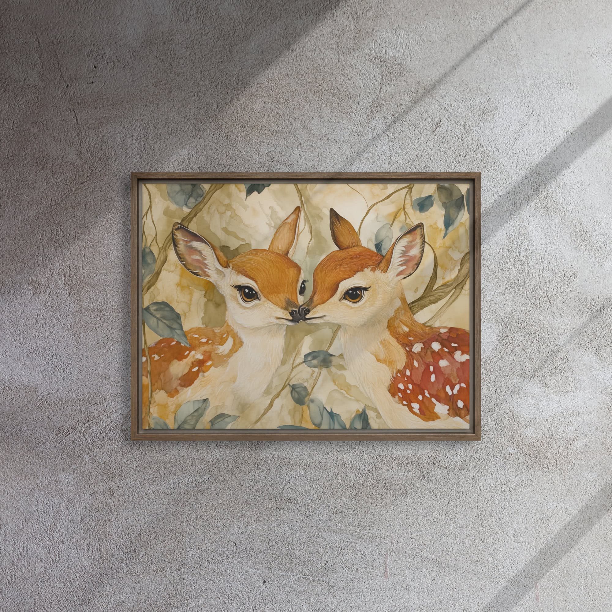 Fawn Kisses Woodland Art - Image 8