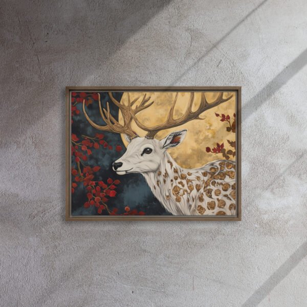 Golden Moon Stag Canvas - Image 8