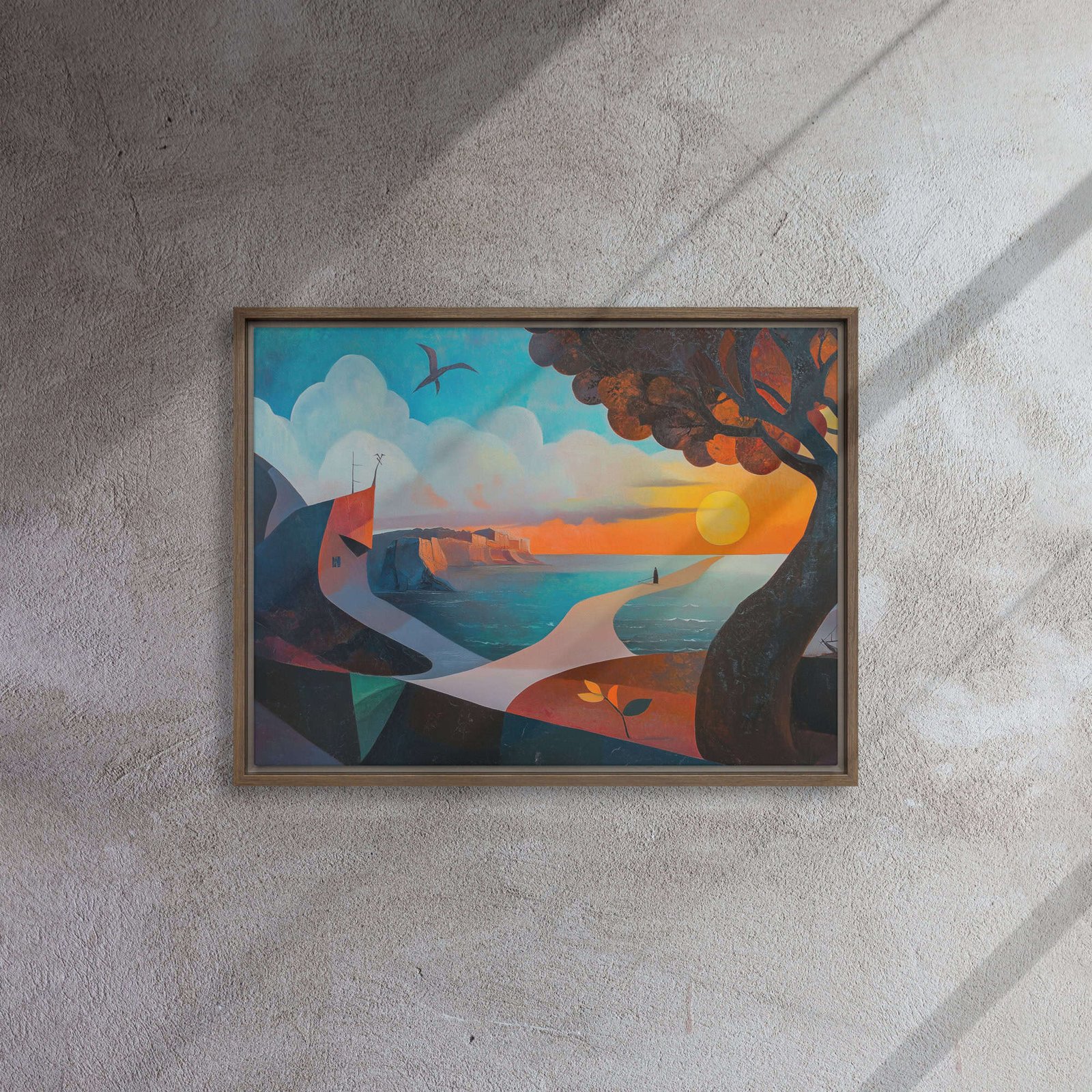 Sunset Coast Dreamscape Art - Image 8