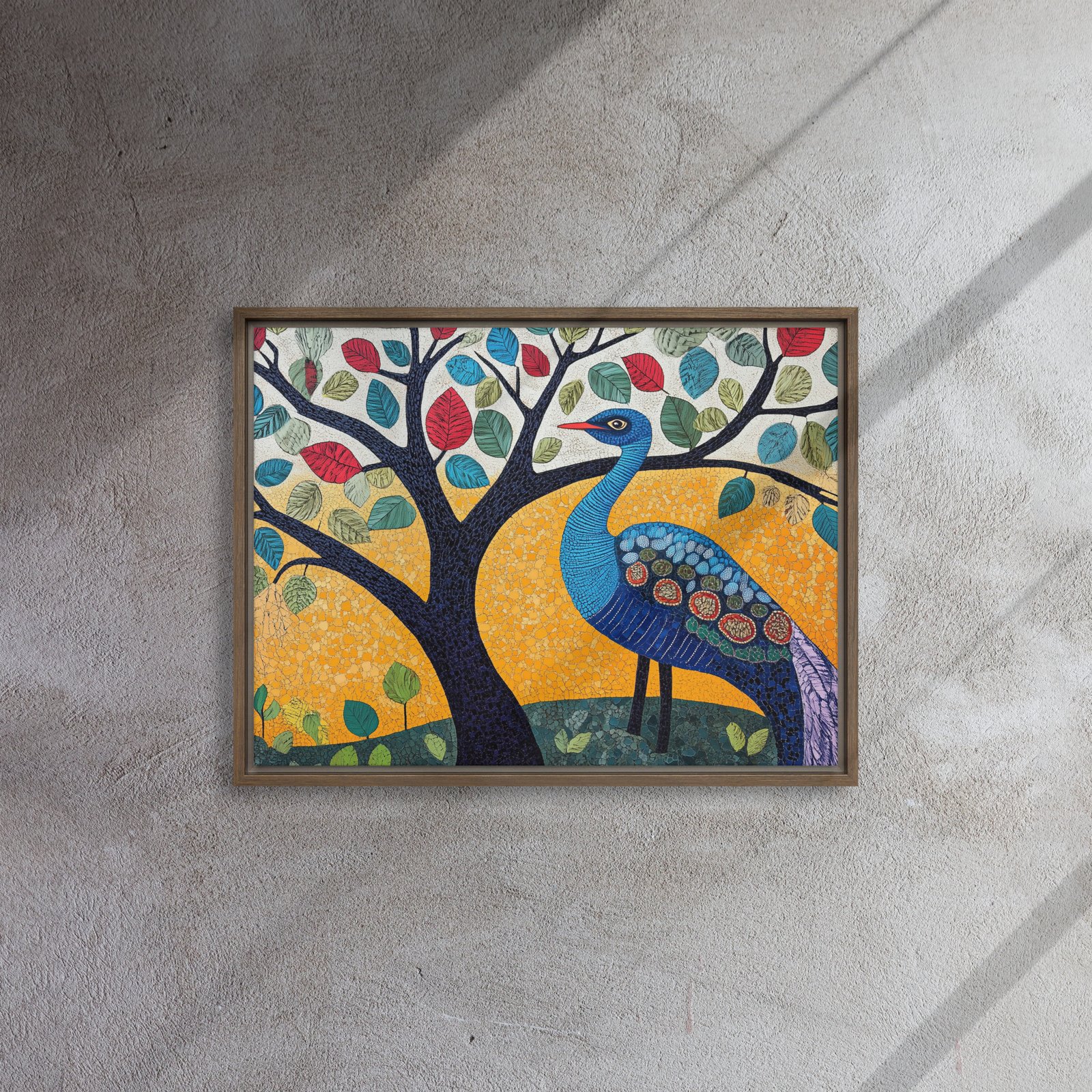 Peacock Mosaic Fantasy Art - Image 8