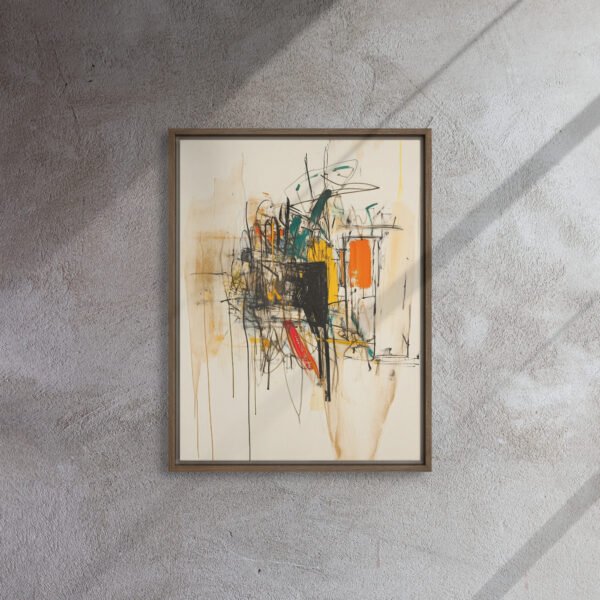 Urban Pulse Abstract Cityscape - Image 8