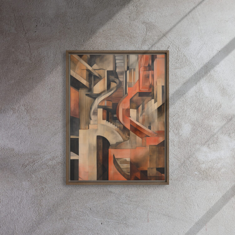 Cubist Architectural Staircase - Image 8
