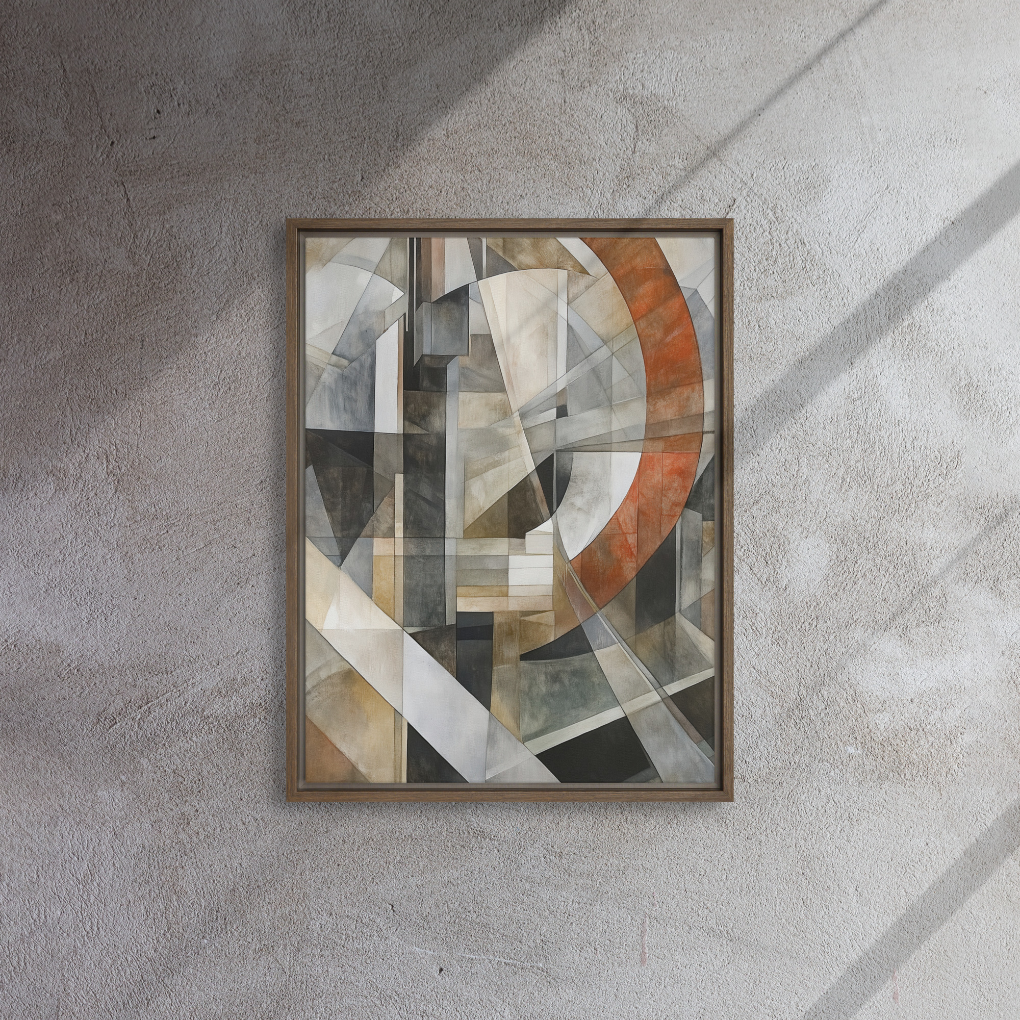 Industrial Arc Cubist Canvas - Image 8