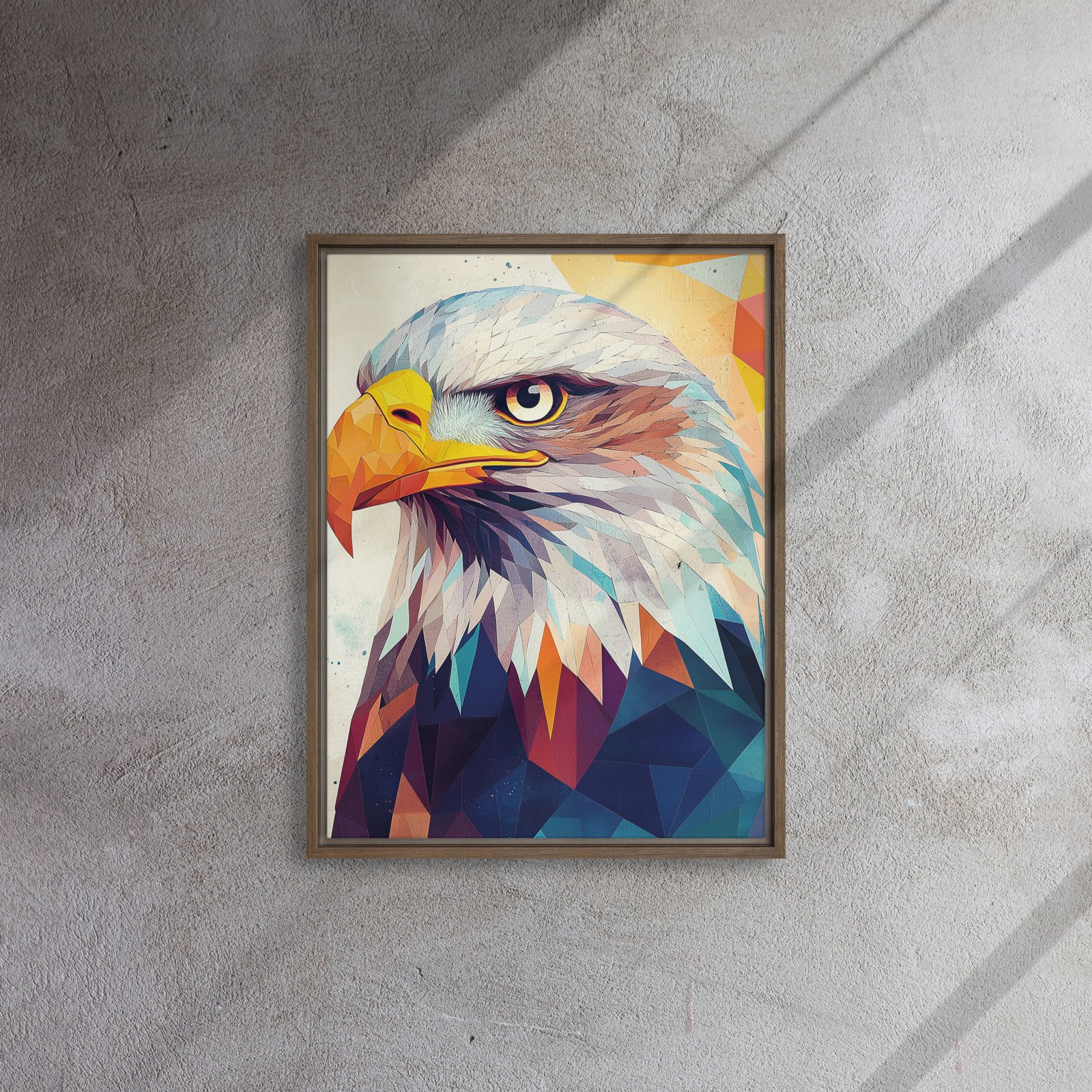 Polygonal Majesty Eagle Art - Image 8