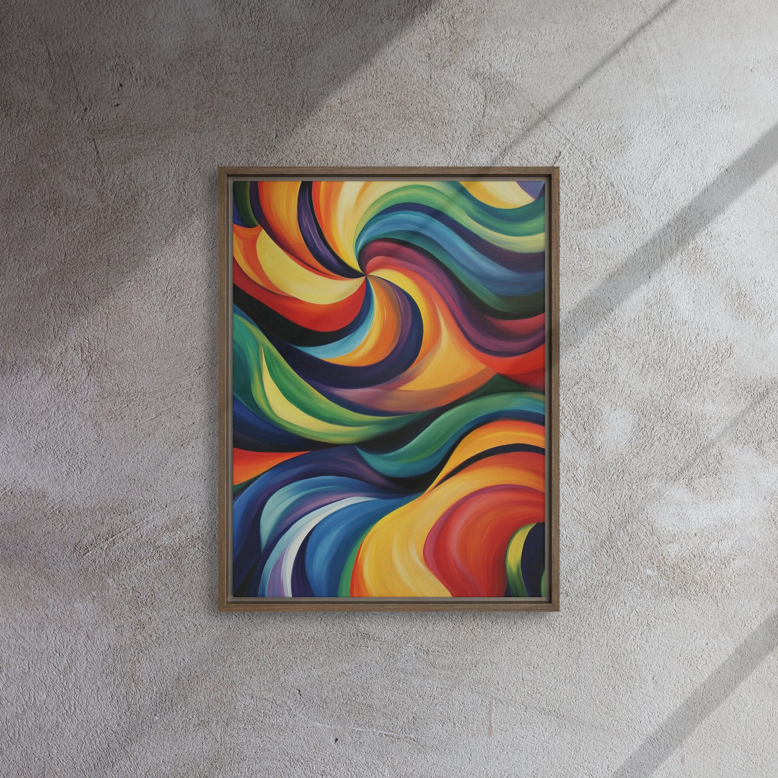 Radiant Vortex Abstract Art - Image 8