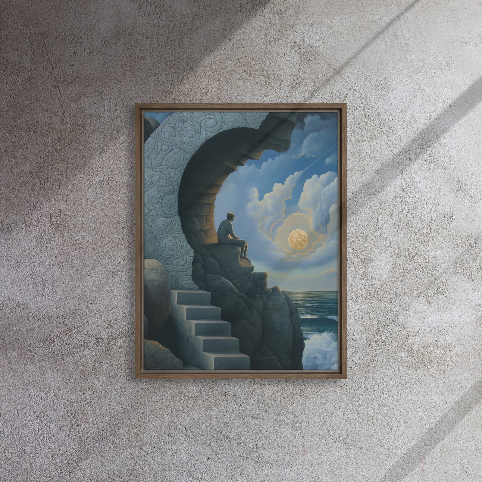 Moonlit Stairway Dream Art - Image 8
