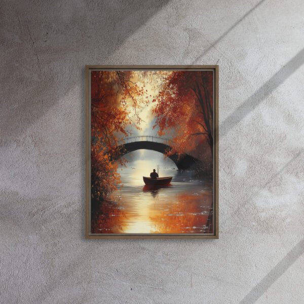 Autumn Bridge Reflection - Image 8