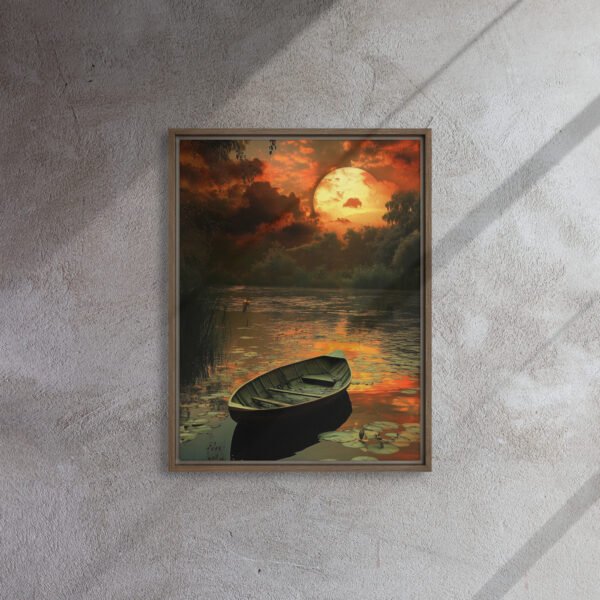 Sunset Rowboat Art - Image 8