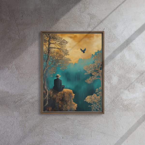 Solitude Cliff Dawn Art - Image 8