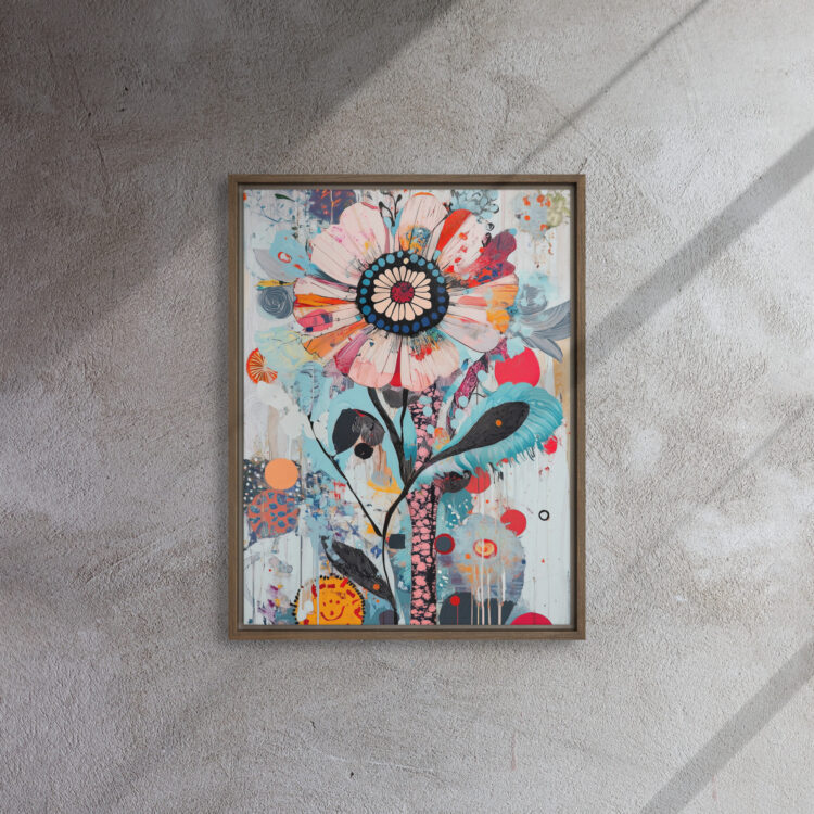 Vibrant Abstract Flower Art - Image 8