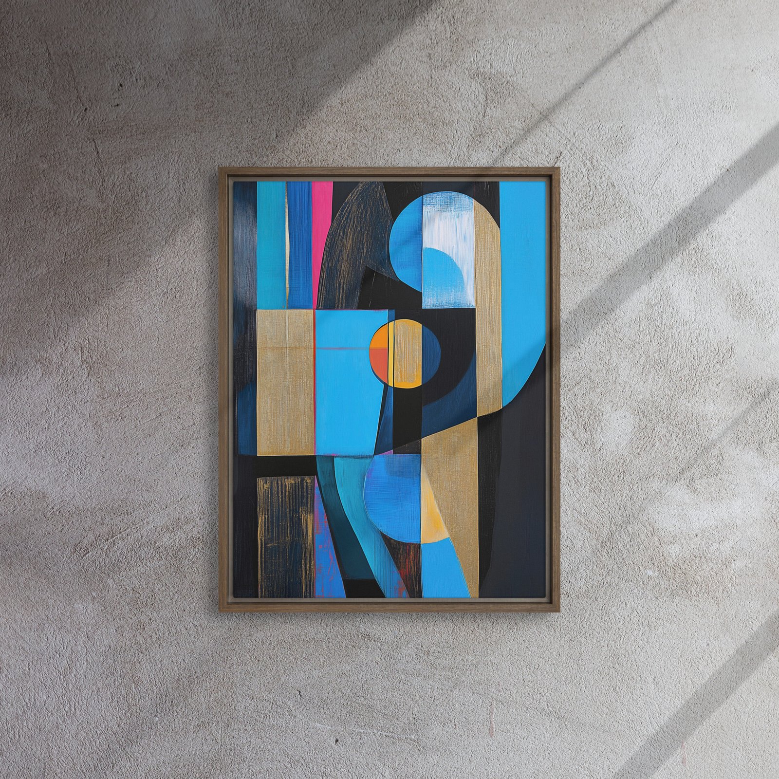 Celestial Geometry Blue Gold - Image 8